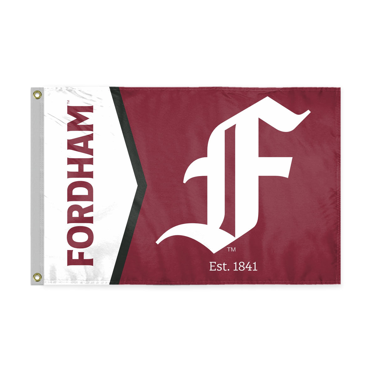 AGAS Fordham University Flag 2 x 3 ft – Single Sided Printed Polyester Fordham Rams Flag – Official NCAA Product – Fordham University Outdoor Flag with Brass Grommets, Canvas Header and Reinforced Stitched Edges for Indoor Outdoor Display