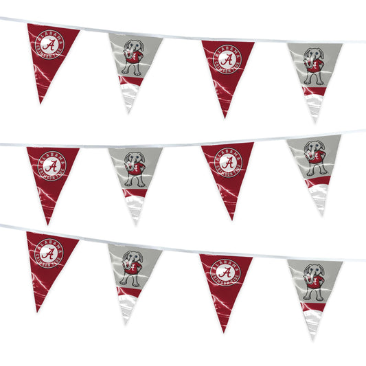 AGAS 15' Alabama Football Party Decorations, Cartoon AL V Shape Flag Party Supplies, Alabama Graduation Ceremony Décor - NCAA Officially Licensed