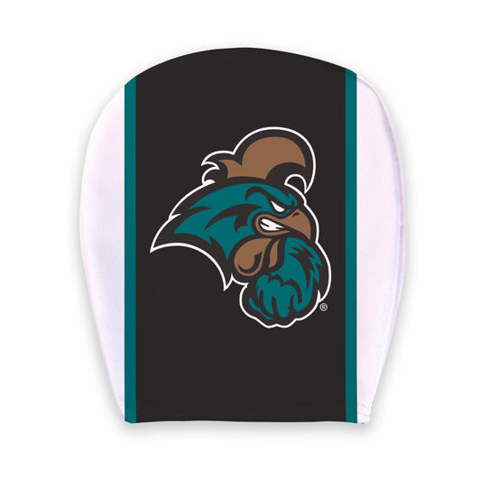 AGAS Coastal Carolina CCU Chanticleers Car Headrest Cover with Elastic Band for Cars, Chanticleers Unisex Adult Stretchy Material Spandex Polyester Universal Size 9" x 10.5"