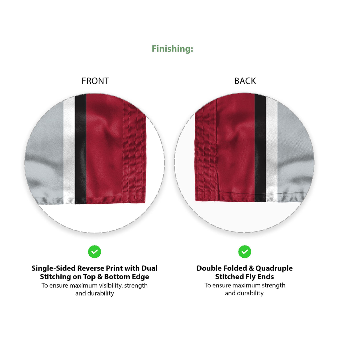AGAS Temple University TU 3x5 ft Nylon Flags