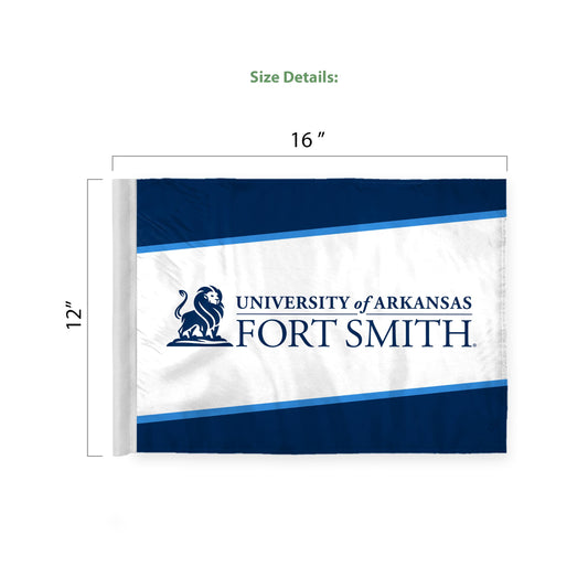 University of Arkansas Fort Smith Economy Car Flag 12 x 16 inch