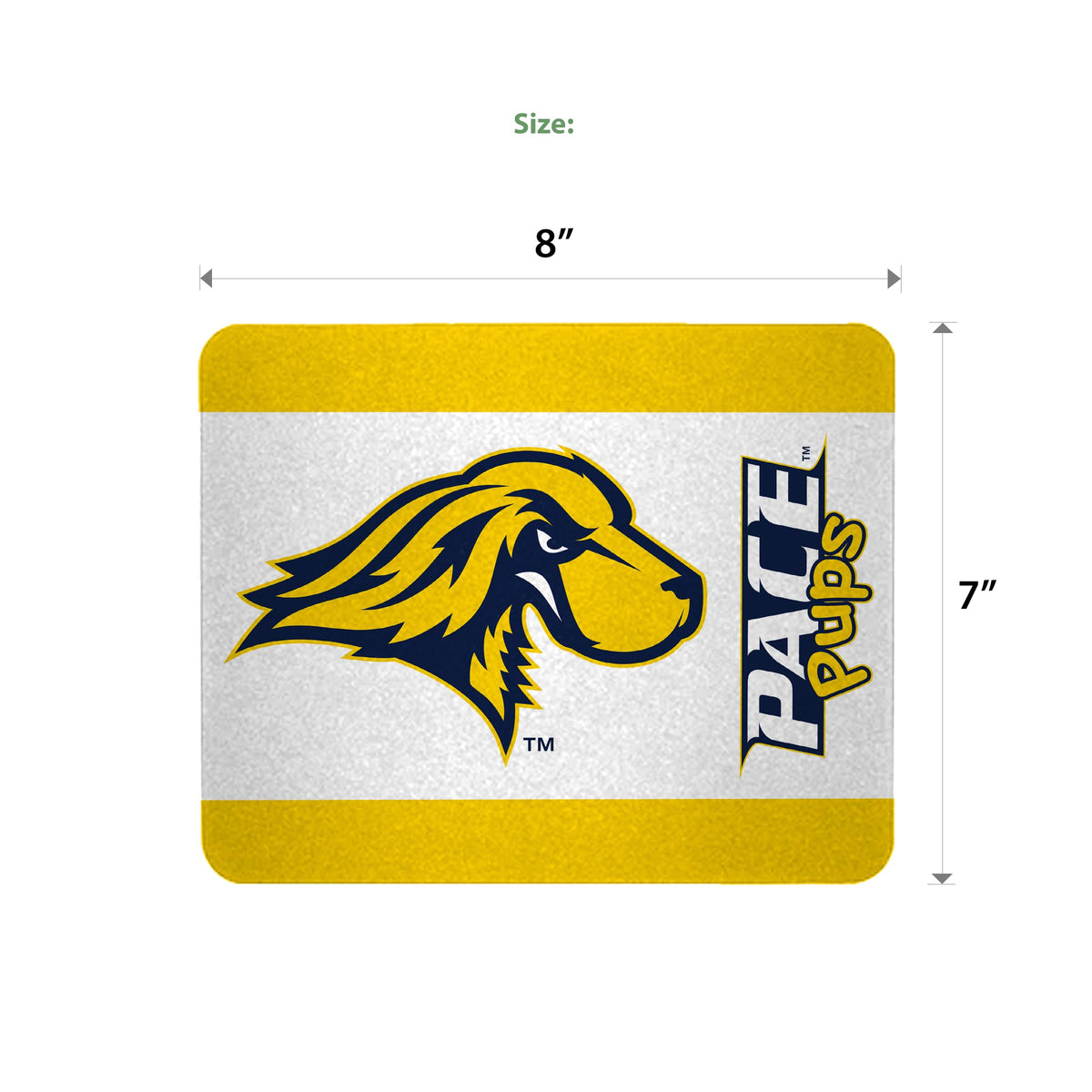 Pace University Mouse Pad 8 x 7 inch