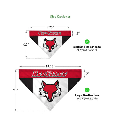 Marist University Pet Bandana 9.75 x 6.5 inch