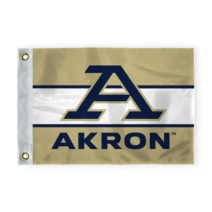 University of Akron Golf Flag 6 x 8 inch