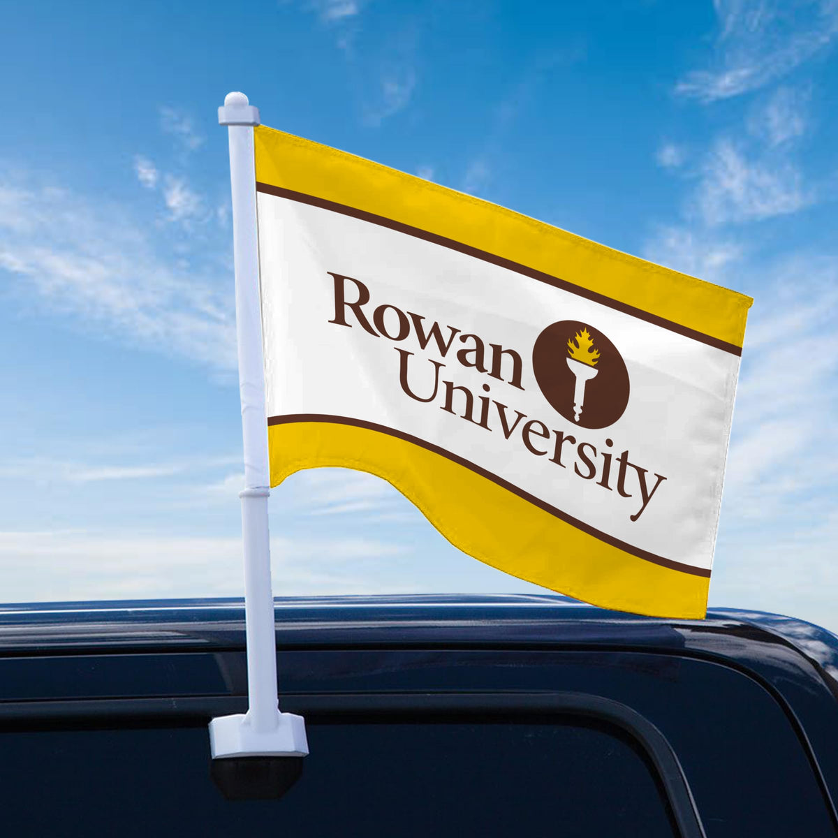 Rowan University Premium Car Flag 10.5 x 15 inch