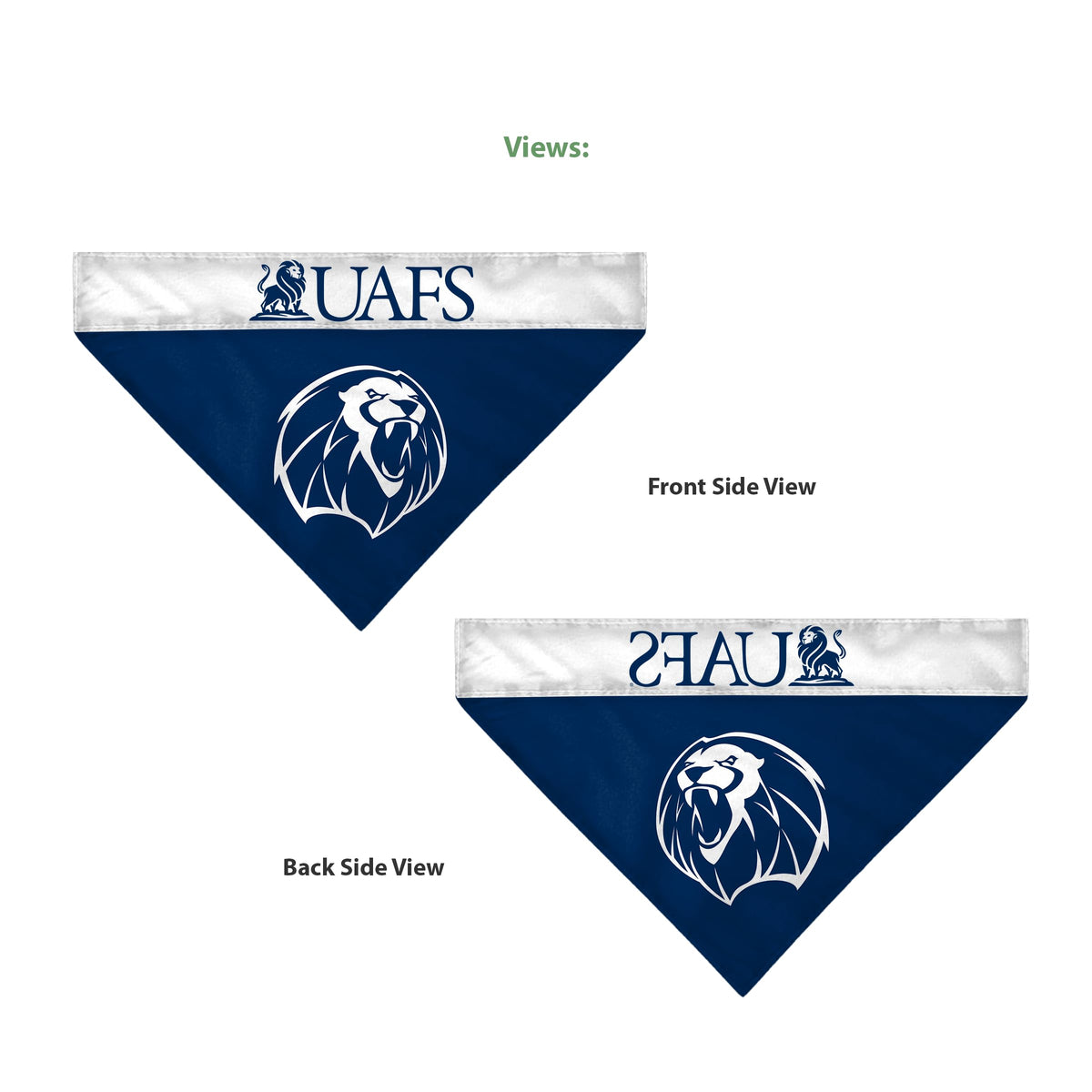 University of Arkansas Fort Smith Pet Bandana 9.75 x 6.5 inch