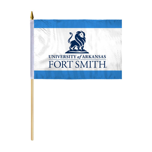 University of Arkansas Fort Smith Stick Flag 12 x 18 inch