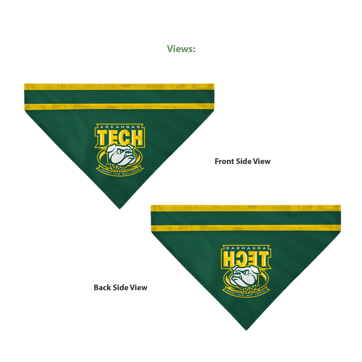 Arkansas Tech University Pet Bandana 14.75 x 9.5 inch