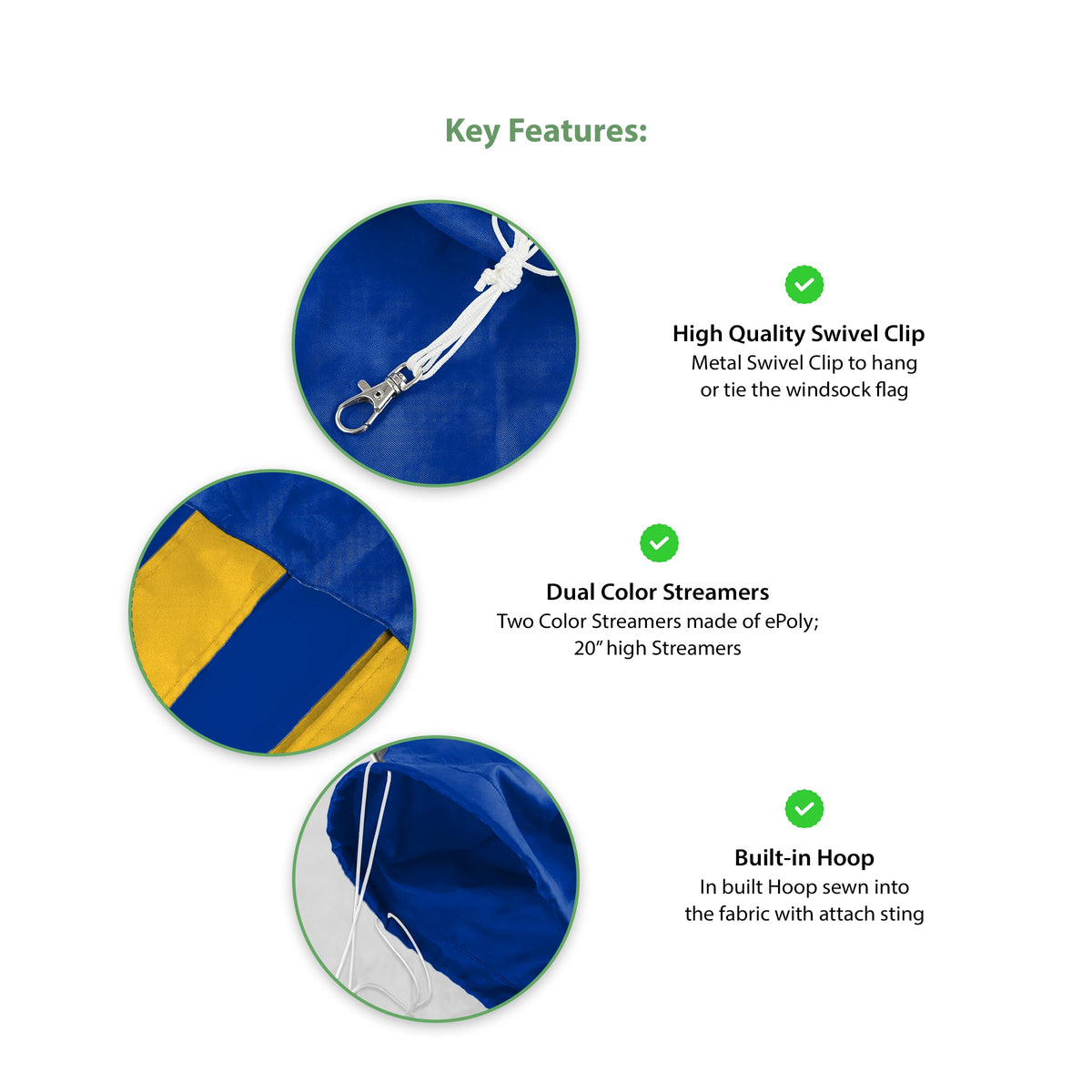 Hofstra University Windsock 30 x 5.5 inch