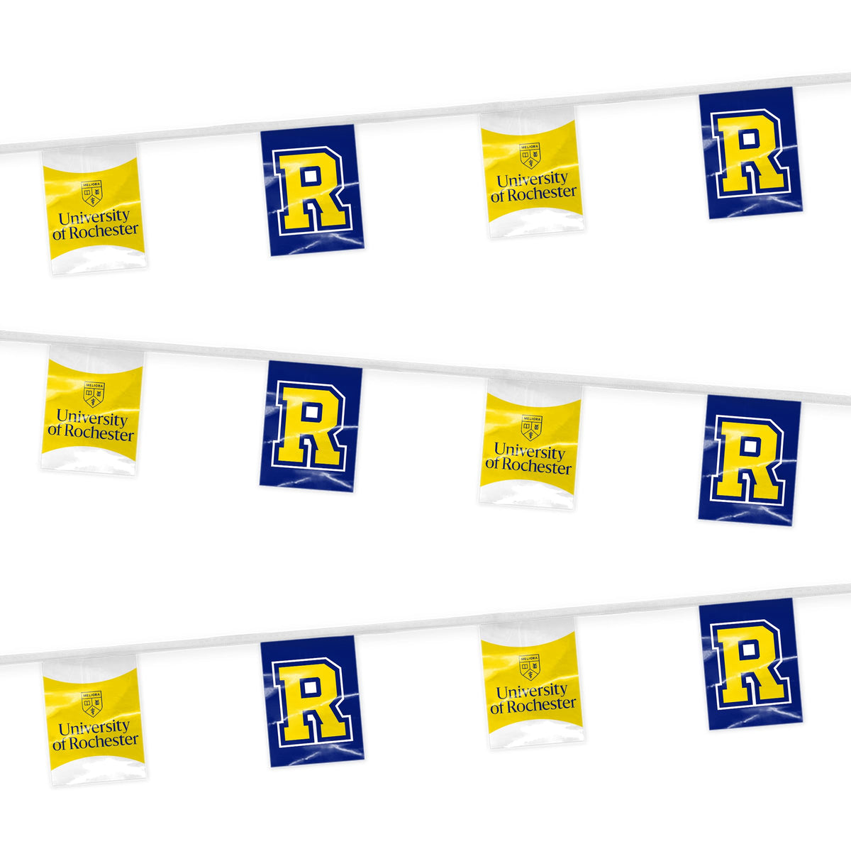 University of Rochester Rectangle Pennant String 9 x 12 inch