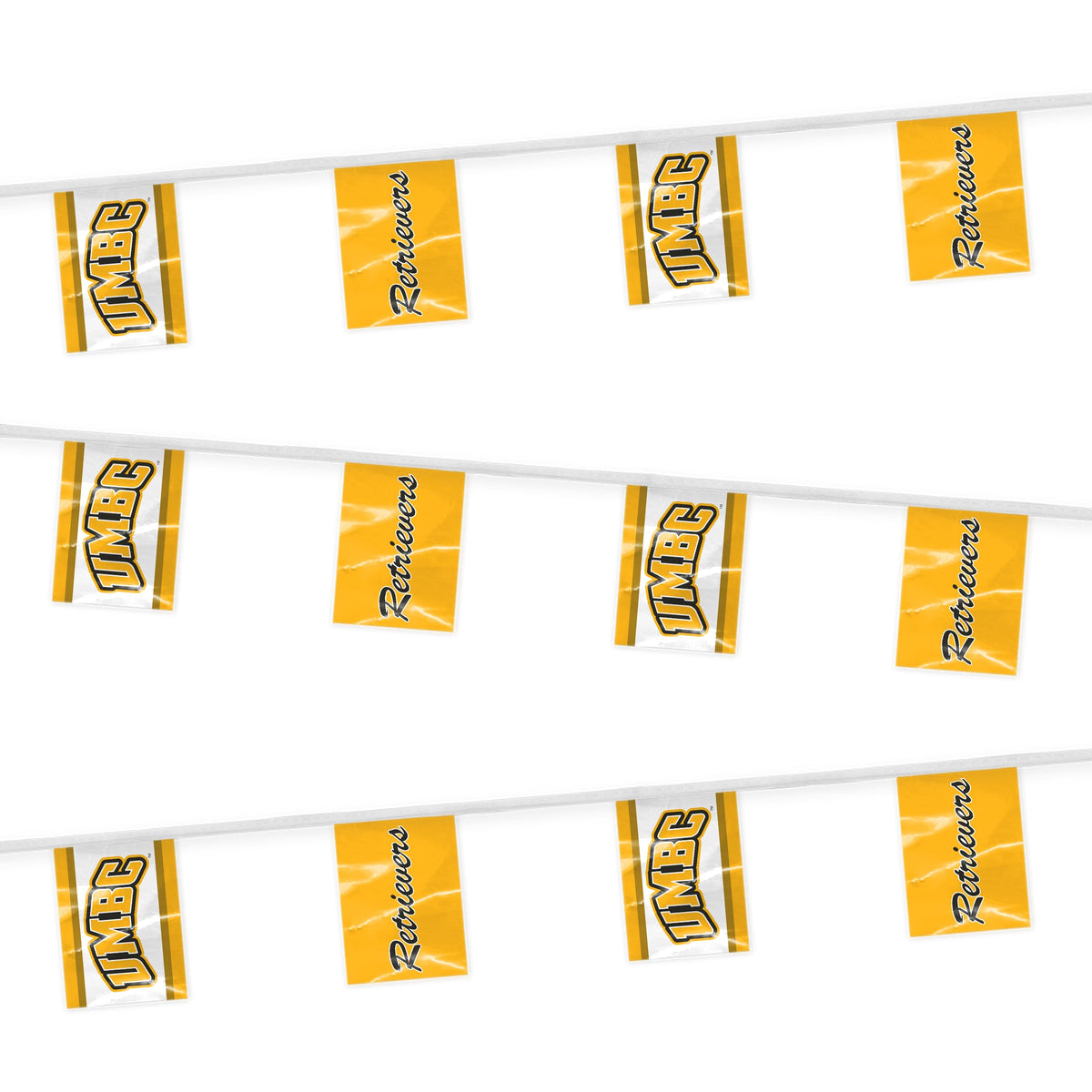 University of Maryland Baltimore County Rectangle Pennant String 9 x 12 inch