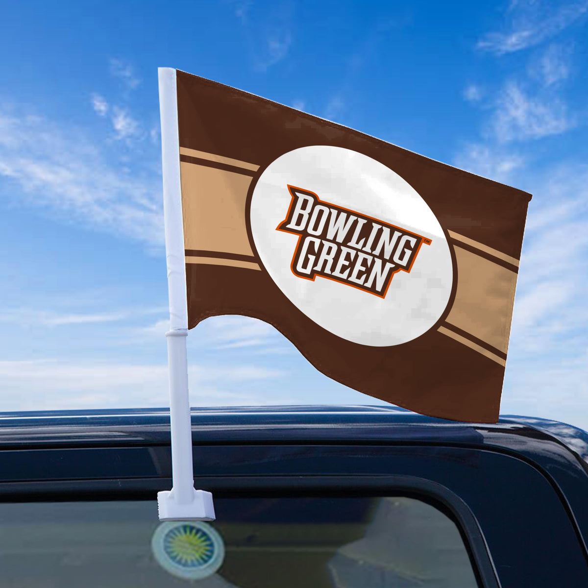Bowling Green State University Economy Car Flag 12 x 16 inch
