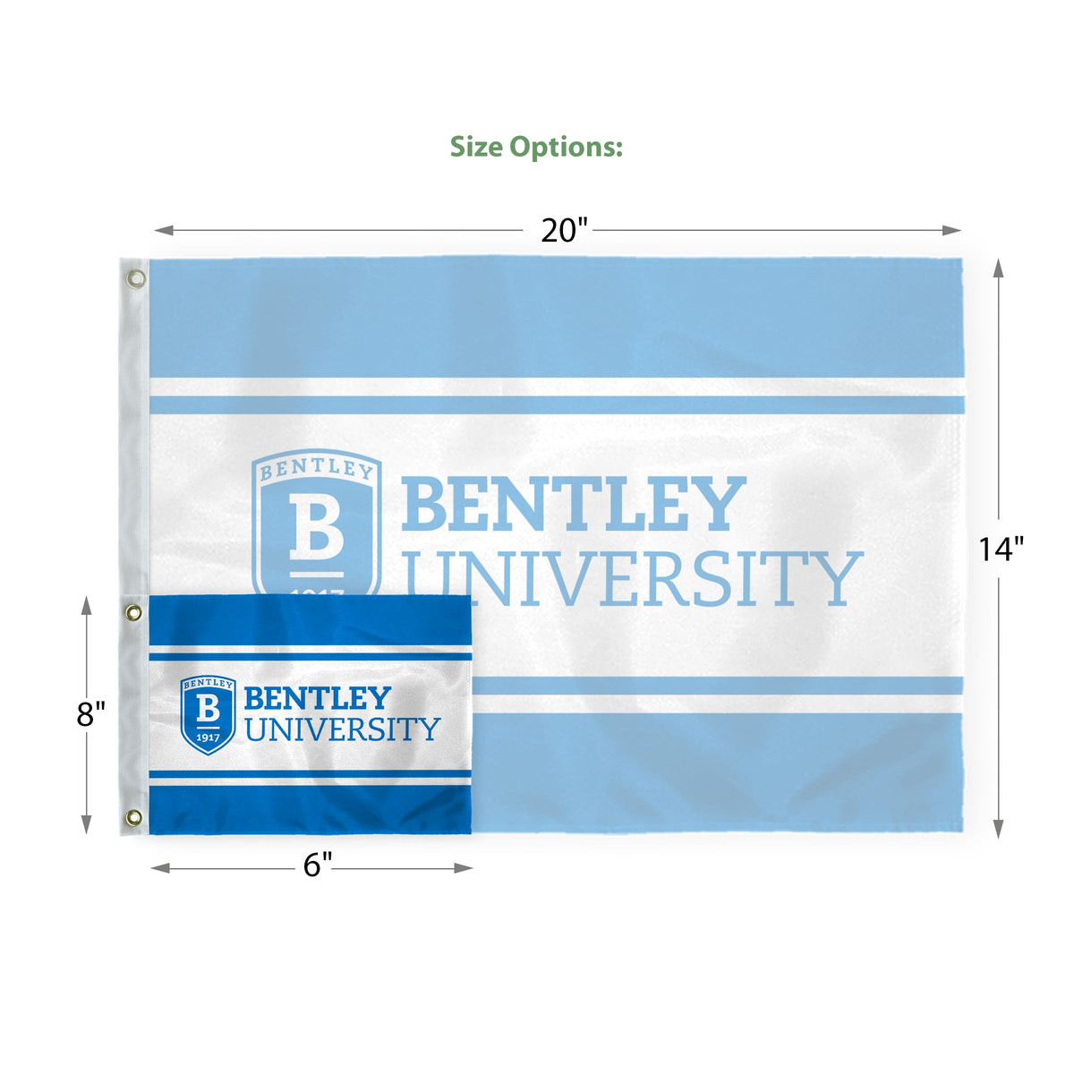 Bentley University Golf Flag 6 x 8 inch