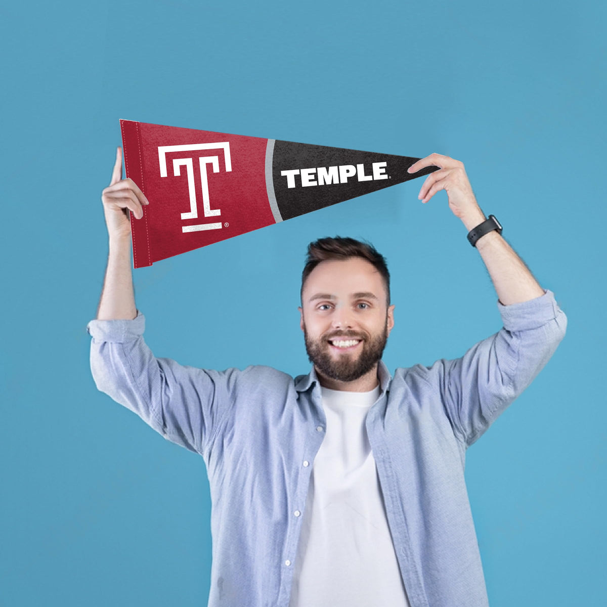 AGAS Temple University - Felt Pennants 9 x 24 inches