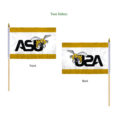 Alabama State University Stick Flag 12 x 18 inch