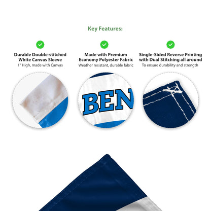Bentley University Economy Car Flag 12 x 16 inch