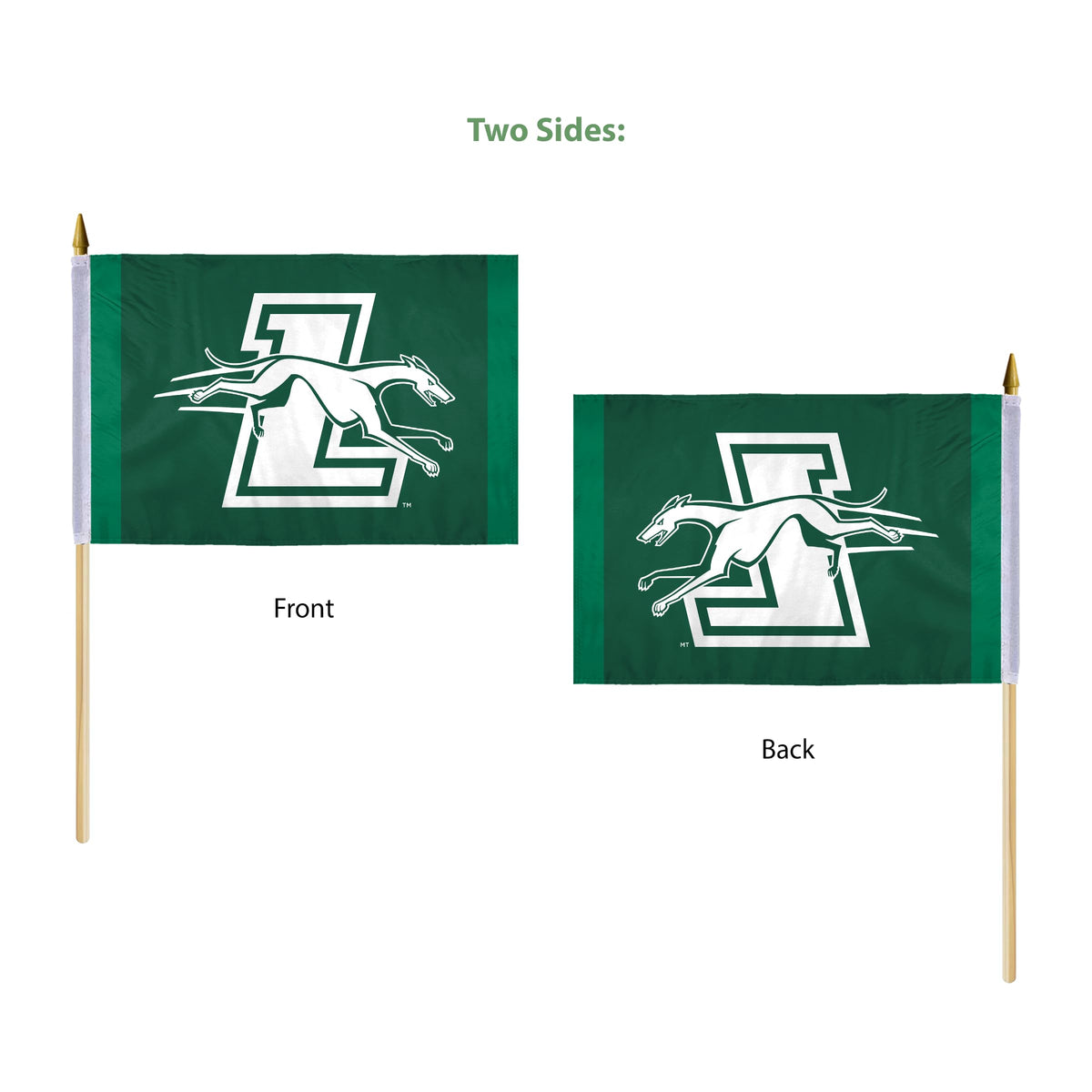 Loyola Maryland University Stick Flag 12 x 18 inch