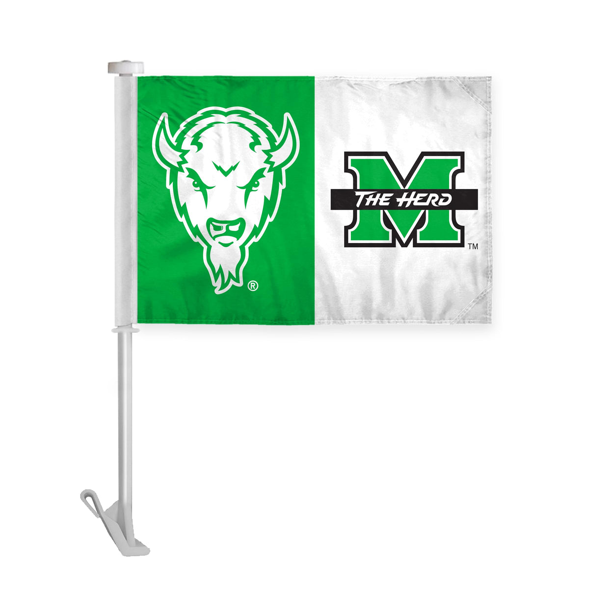 Marshall University Premium Car Flag 10.5 x 15 inch