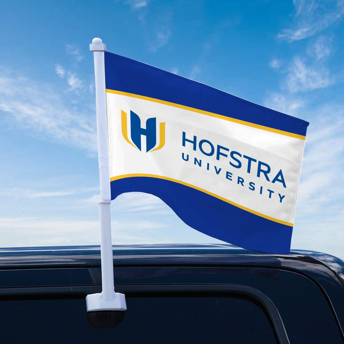 Hofstra University Premium Car Flag 10.5 x 15 inch