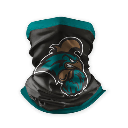 AGAS Coastal Carolina CCU University Neck Gaiter Face Cover, Multiuse Balaclava, Chanticleers Beanie, Headband, Bandana, Neck Warmer, Running Scarf, Hair Band, Wristband, Officially Licensed CCU Gear