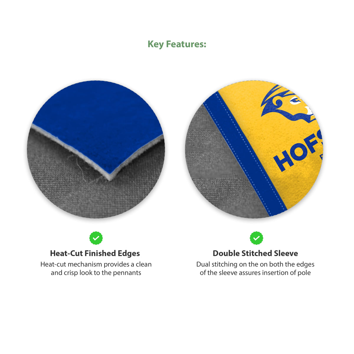 Hofstra University Felt Pennant 9 x 24 inch