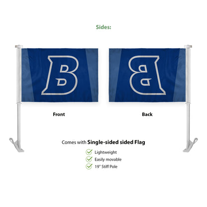 Brandeis University Premium Car Flag 10.5 x 15 inch
