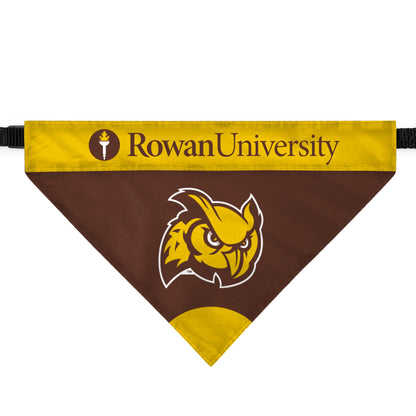 Rowan University Pet Bandana 14.75 x 9.5 inch