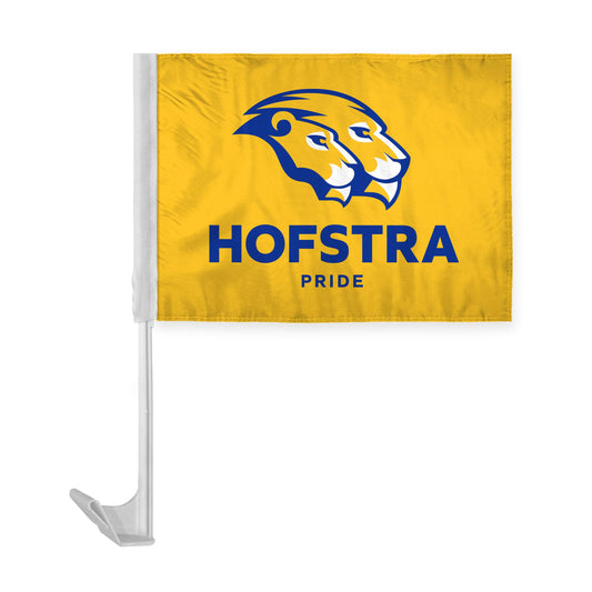 Hofstra University Economy Car Flag 12 x 16 inch