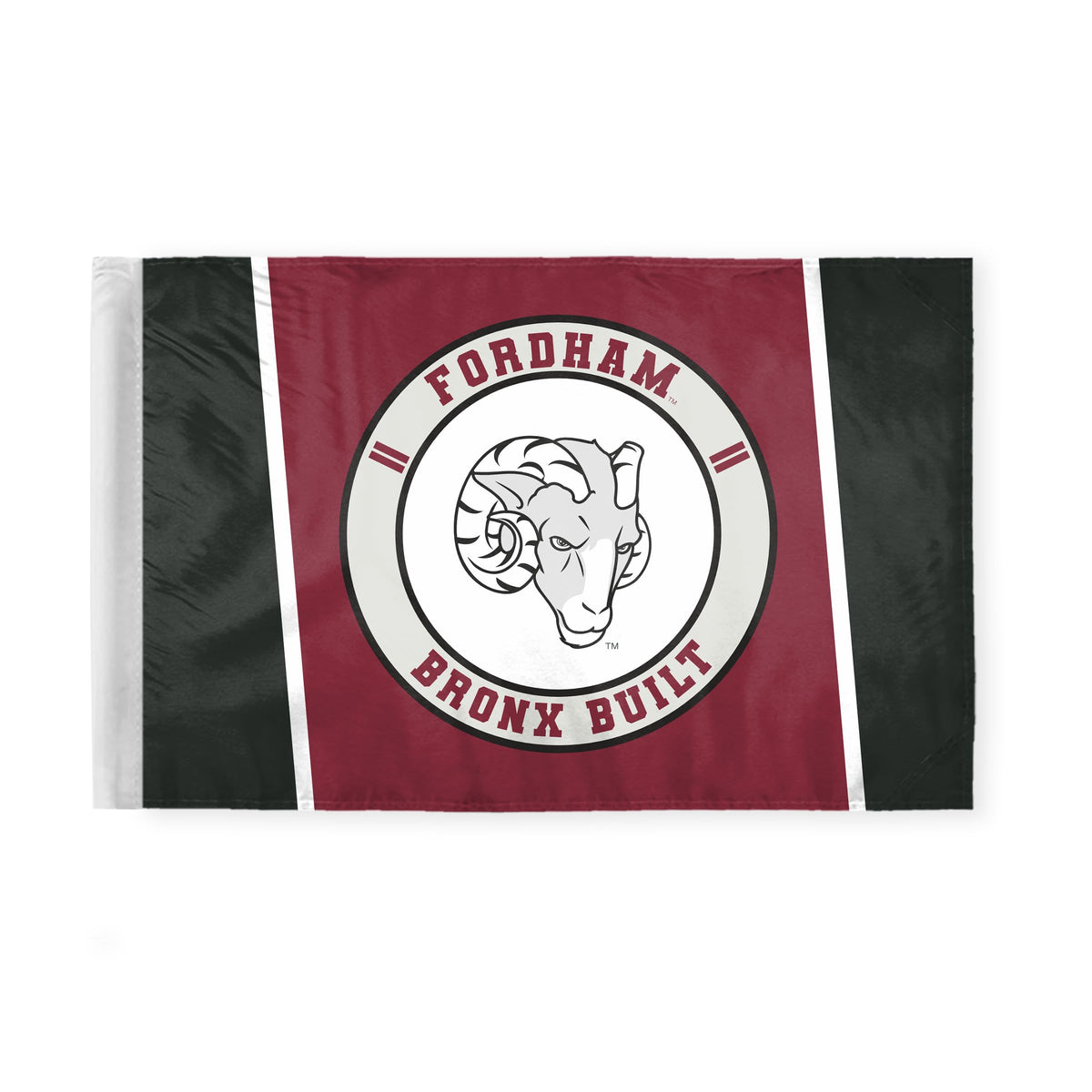 AGAS Fordham University Motorcycle Flag 6 x 9 inch – Single Sided Printed Polyester Fordham Rams Flag Bronx Built Design – Official NCAA Product – Fordham University Bike Flag with 0.75 inch Canvas Sleeve and Reinforced Stitching No Pole Included
