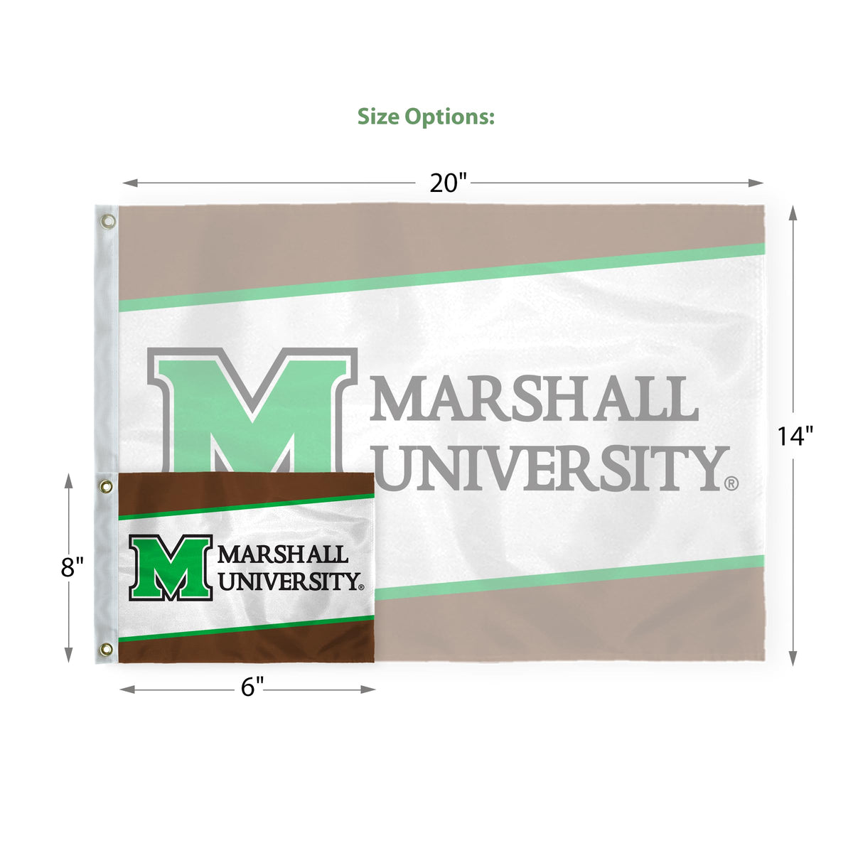 Marshall University Golf Flag 14 x 20 inch
