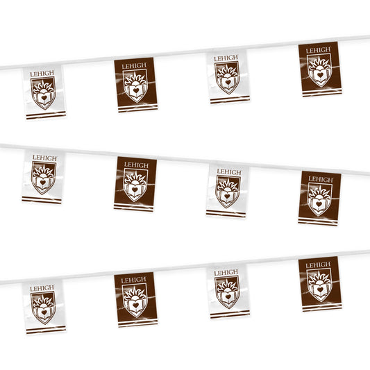AGAS 30' Lehigh Lu University Decorations, Graduation Pennant Flags, Football Décor for Congrats Grad Party