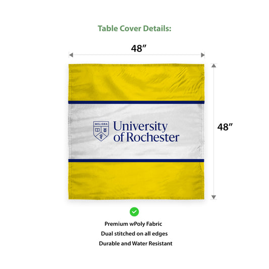 University of Rochester Table Cover 48 x 48 inch
