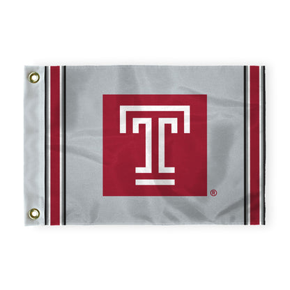 AGAS Temple University Golf Flag 6x8 inch - Grommets