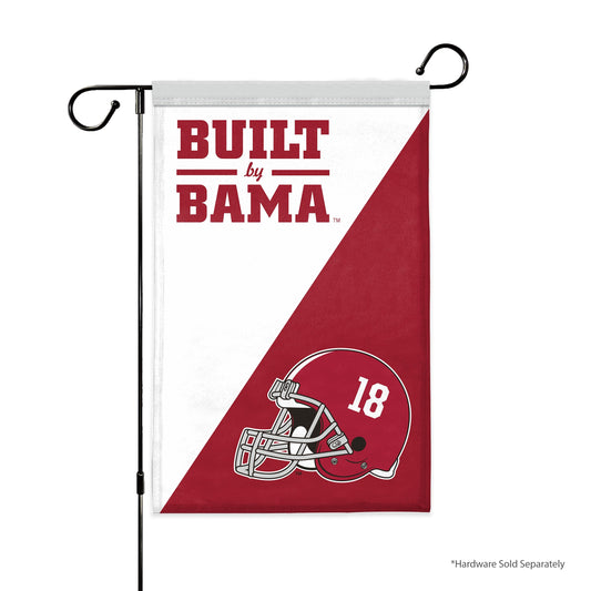 AGAS AGAS Alabama University Crimson Tide Garden Flag – 18 x 12 inch Champions Banner, For Outdoor Display and Events Single-Sided Polyester NCAA Licensed - Without Stand Holder
