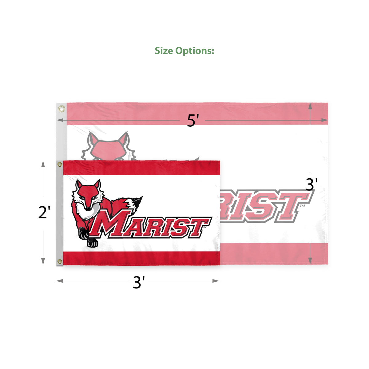 Marist University Flag 2 x 3 ft