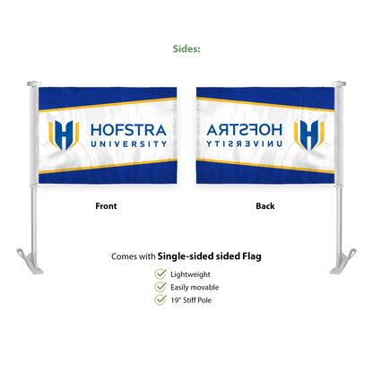 Hofstra University Premium Car Flag 10.5 x 15 inch