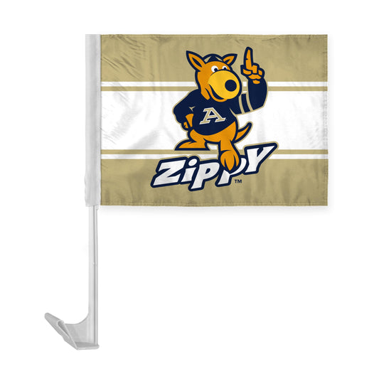 University of Akron Economy Car Flag 12 x 16 inch