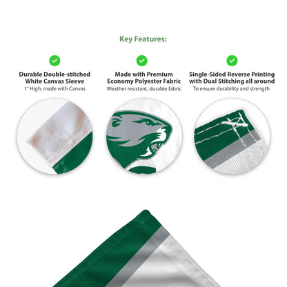 Babson College Economy Car Flag 12 x 16 inch