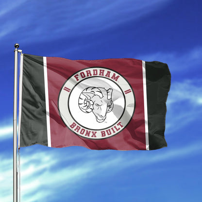 AGAS Fordham University Flag 3 x 5 ft – Single Sided Printed Nylon Fordham Rams Flag Bronx Built Design – Official NCAA Product – Fordham University Outdoor Flag with Brass Grommets, Canvas Header and Reinforced Stitched Edges for Indoor Outdoor Disp