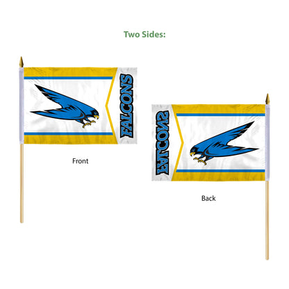 Bentley University Stick Flag 12 x 18 inch