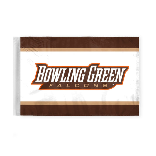 Bowling Green State University Motorcycle Flag 6 x 9 inch