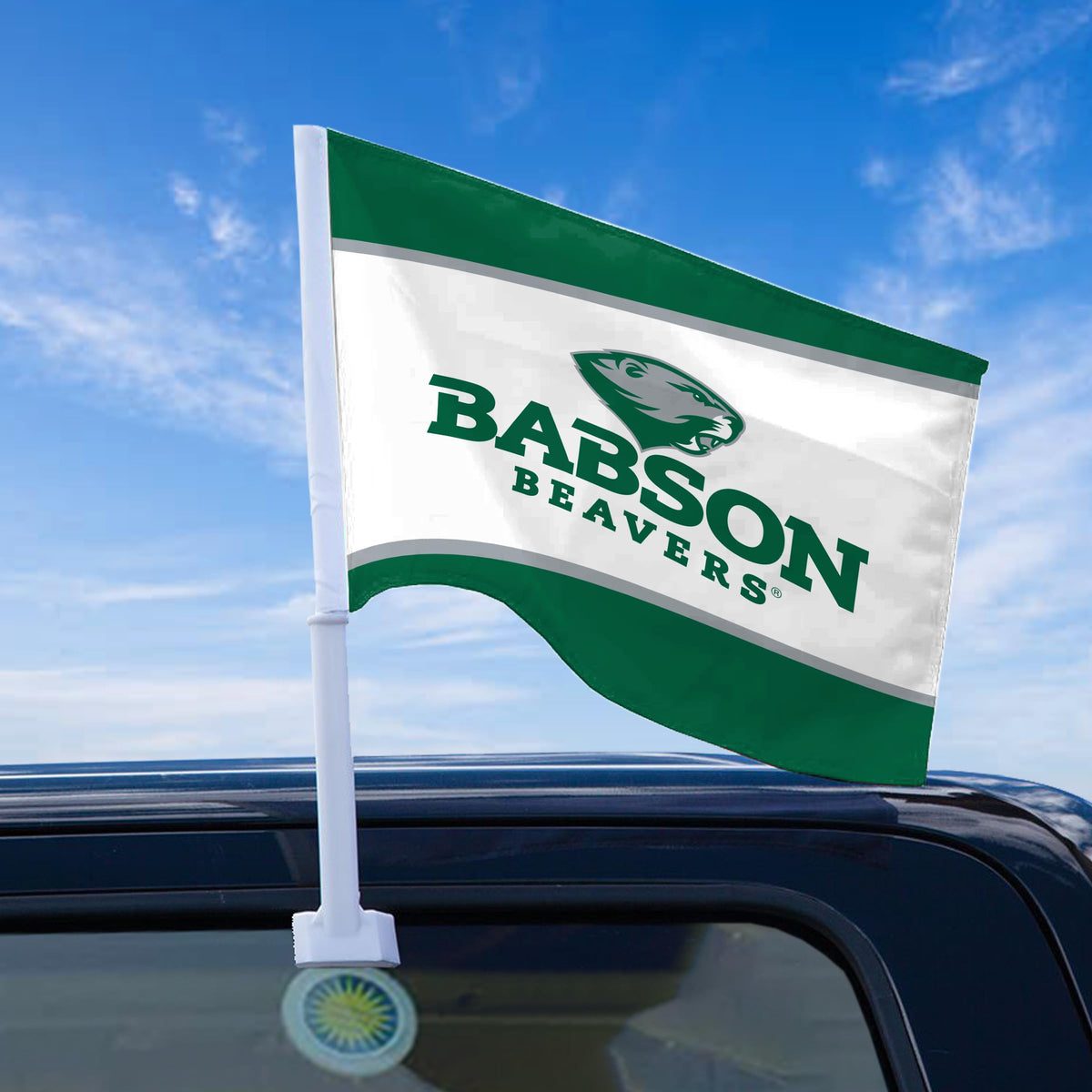 Babson College Economy Car Flag 12 x 16 inch
