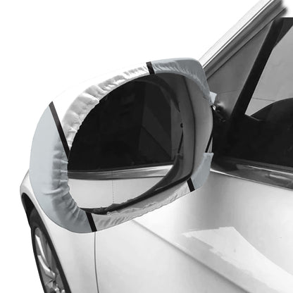 AGAS Temple University T Logo Car Mirror Cover 11.8 x 9.5 inch – Single Sided Printed Spandex Polyester – Officially Licensed NCAA Product – Temple Owls Side Mirror Cover with Elastic Cord, Cord Lock and Double Stitching