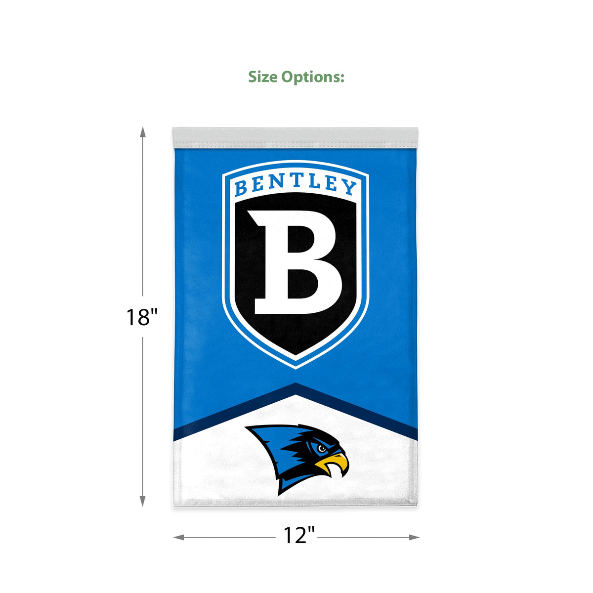 Bentley University Garden Flag 12 x 18 inch