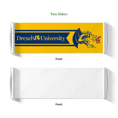 AGAS Drexel DU University Retractable Scroll Banner - Dragons Rolla Banner