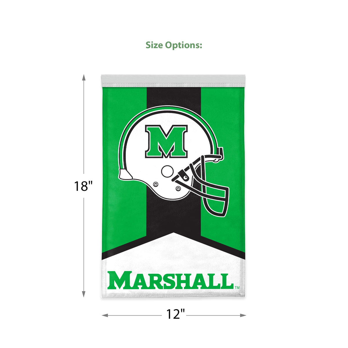 Marshall University Garden Flag 12 x 18 inch