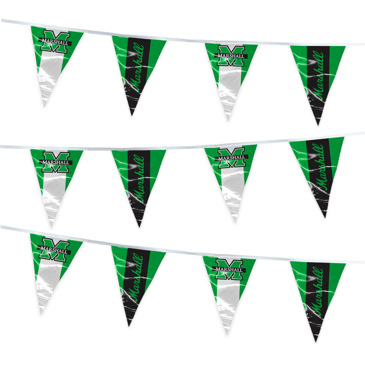 Marshall University Pennant Banner String 4 x 6 inch