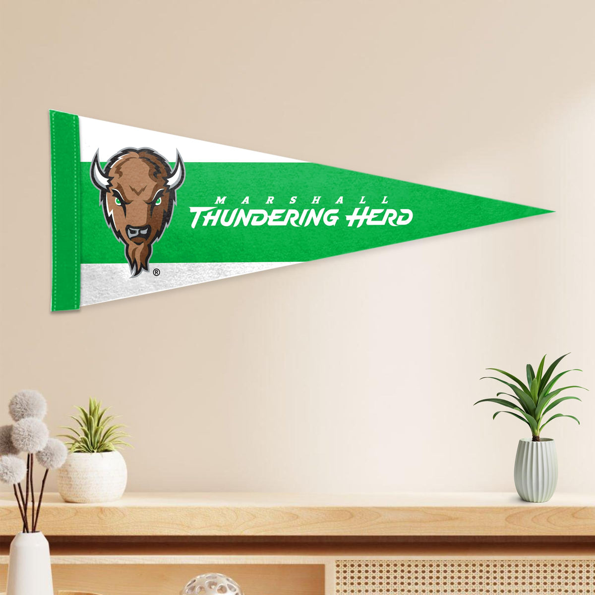 Marshall University Felt Pennant 12 x 30 inch
