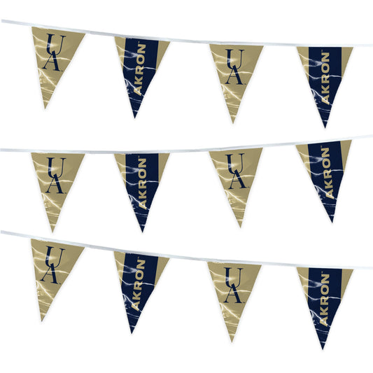 University of Akron Pennant Banner String 4 x 6 inch
