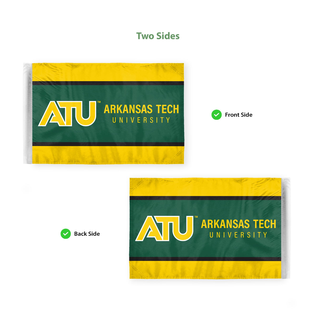Arkansas Tech University Motorcycle Flag 6 x 9 inch